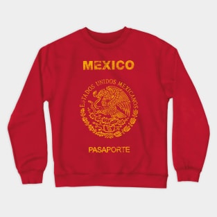 Mexico Passport Design Crewneck Sweatshirt